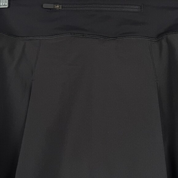 Lululemon Pace Rival Skirt Skort Size 8 Extra Long 17" Black Solid SS-2157 - Picture 4 of 11